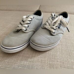 Vans Atwood Low-Top Canvas Sneakers blue and white striped